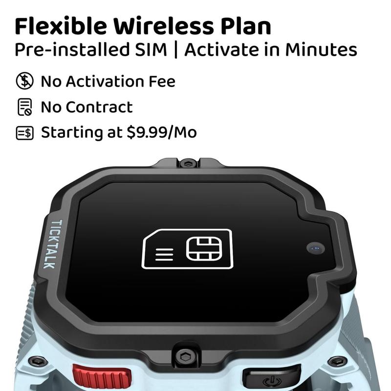 Smartwatch TickTalk 5 Kids com rastreador GPS, videochamada e